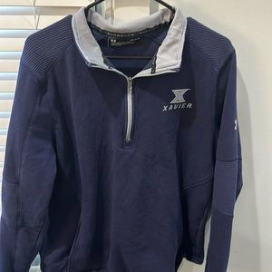 Large used threadborne Xavier under Armour quarter zip